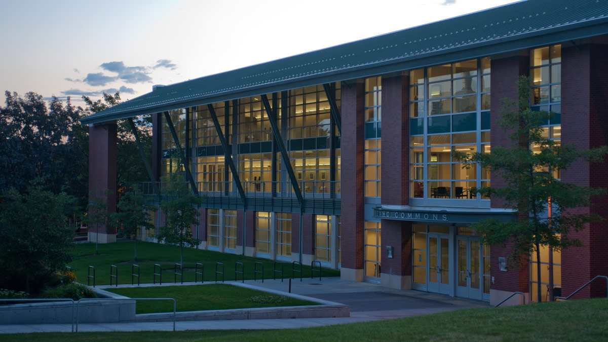 The Living Learning Center at dawn.