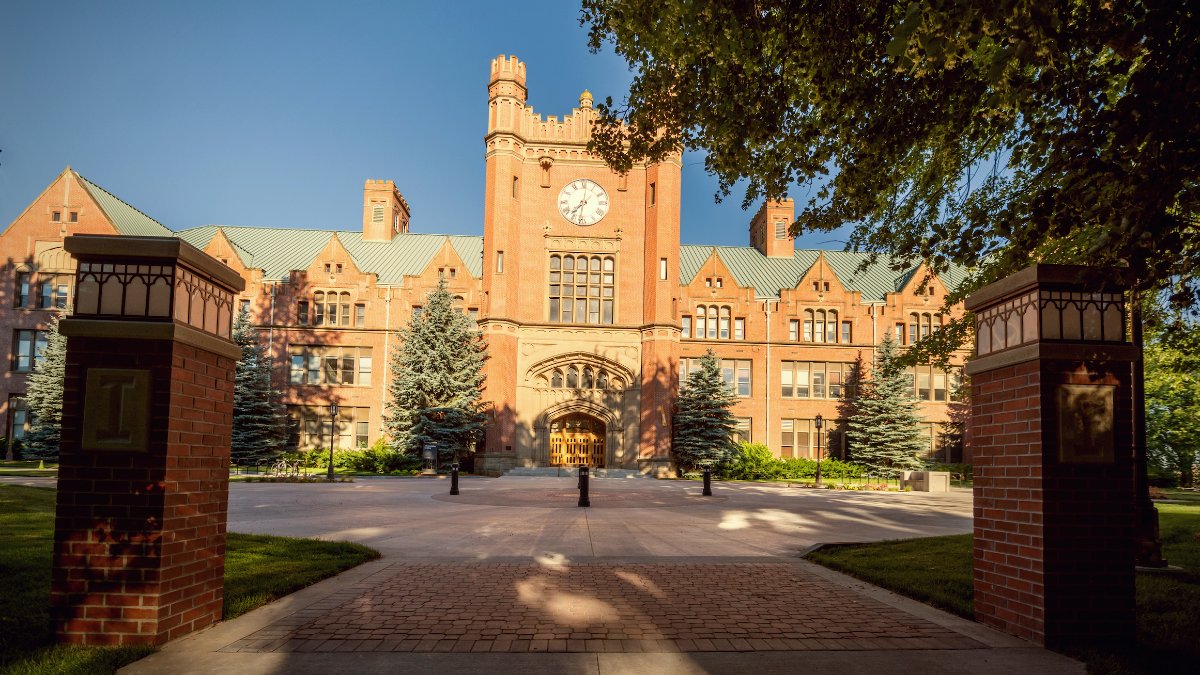  Administration building in the spring