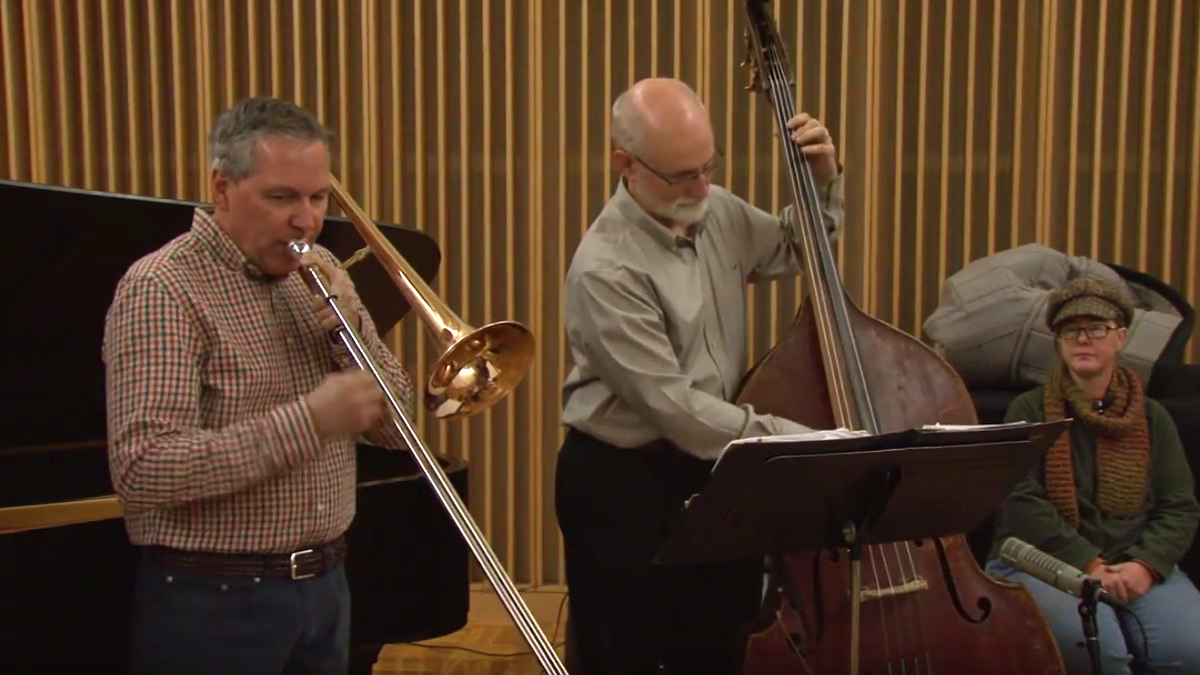 The Palouse Jazz Project performing for part of their colloquia.